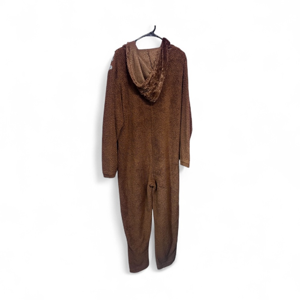 Star Wars hooded jumpsuit adult size L Chewbacca pajamas Halloween costume - Picture 2 of 8